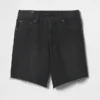 8" Bermudashorts i løs passform med midhøy midje i 90-tallsstil
