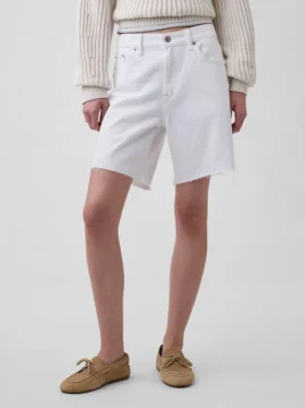 8″ Bermudashorts med middels høy midje, ultramyk og løs passform