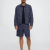 9" Easy-shorts i lin og bomull