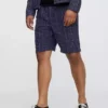 9" Easy-shorts i lin og bomull