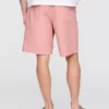 9" Easy-shorts i lin og bomull