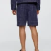 9" Easy-shorts i lin og bomull