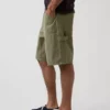9" løse tømrershorts i denim