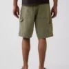 9" løse tømrershorts i denim