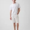 9" løse tømrershorts i denim