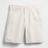 9" løse tømrershorts i denim