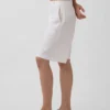 9" shorts i linblanding med lav midje