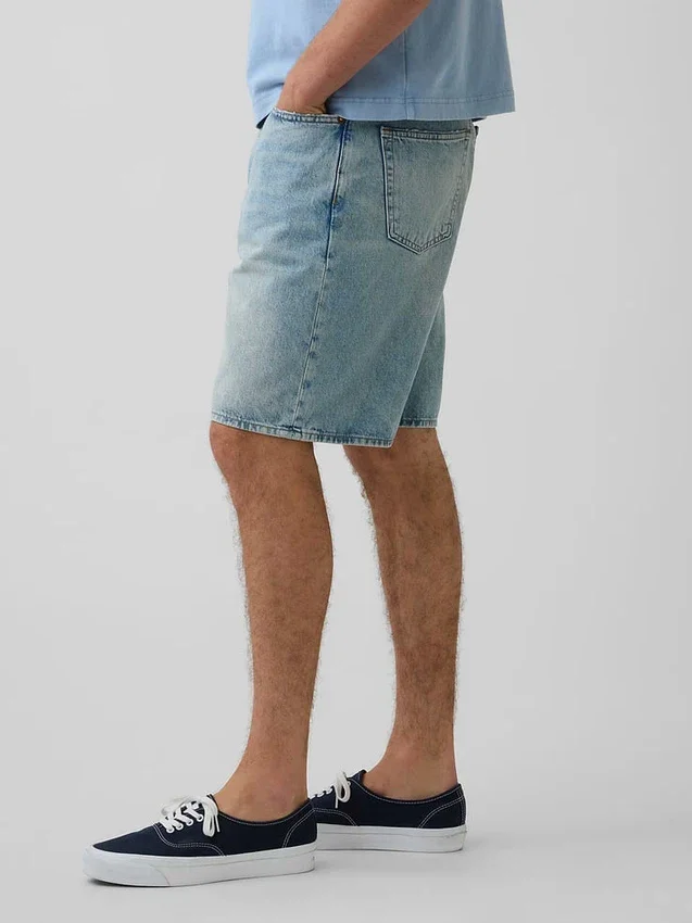 90-talls løse denim Shorts