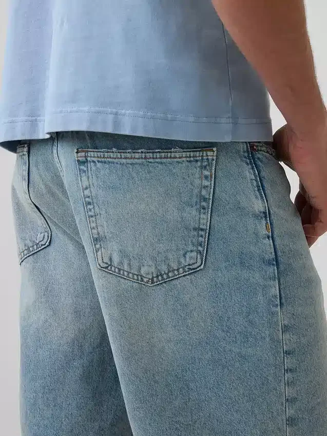 90-talls løse denim Shorts
