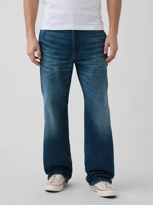 90-talls løse tømmermannjeans
