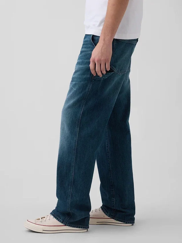 90-talls løse tømmermannjeans
