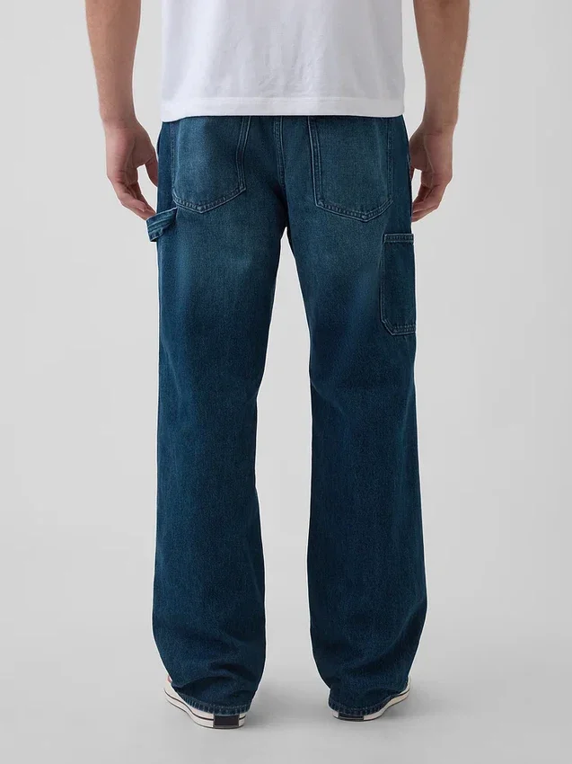 90-talls løse tømmermannjeans