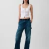 90-talls løse tømmermannjeans