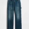 90-talls løse tømmermannjeans
