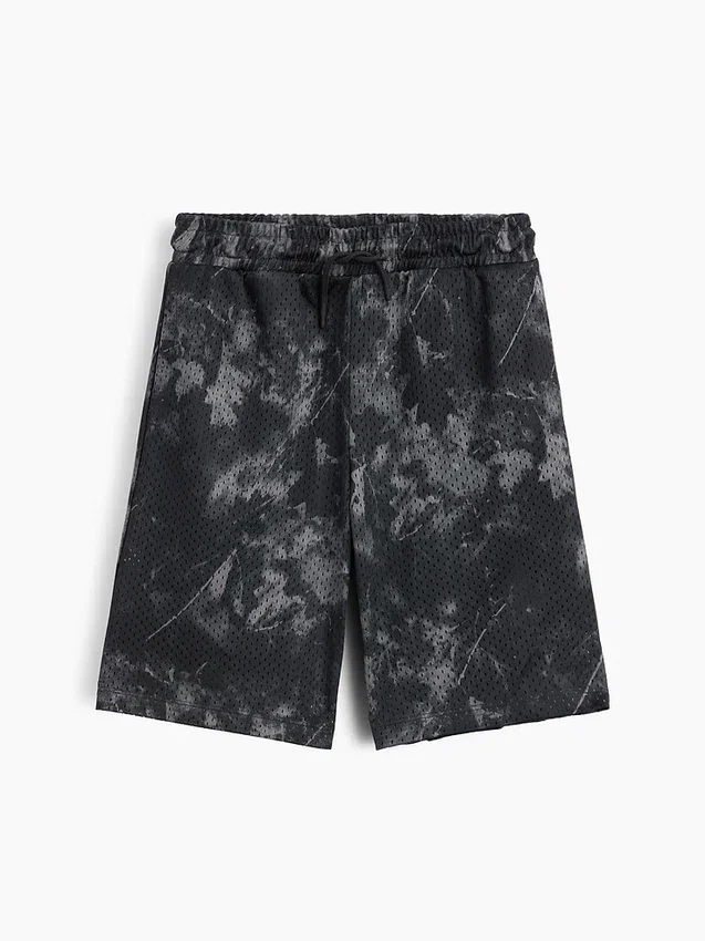 Aktive shorts i mesh for barn, 8"