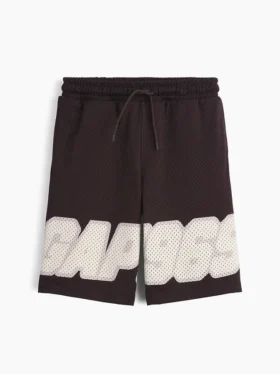 Aktive shorts i mesh for barn, 8″
