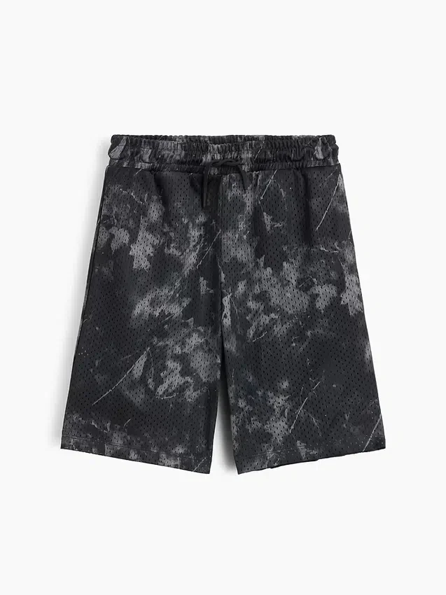 Aktive shorts i mesh for barn, 8"