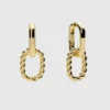 Ana Luisa Ash doble hoop-øreringer
