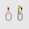Ana Luisa Ash doble hoop-øreringer
