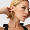 Ana Luisa Ash doble hoop-øreringer