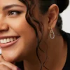 Ana Luisa Ash doble hoop-øreringer