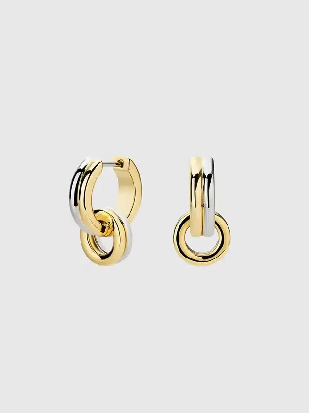 Ana Luisa Asher Drop Huggie-øreringer