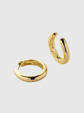 Ana Luisa Giulia mellomstore hoop-øreringer
