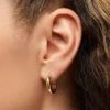 Ana Luisa Giulia mellomstore hoop-øreringer