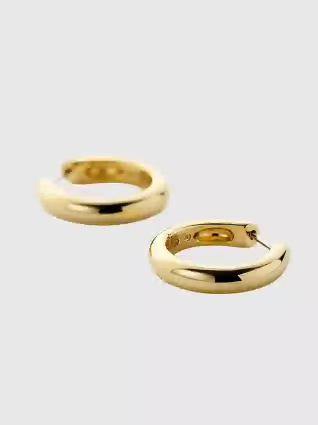Ana Luisa Giulia mellomstore hoop-øreringer