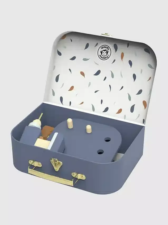 Arbeidsbenk-koffert for småbarn