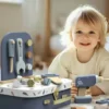 Arbeidsbenk-koffert for småbarn