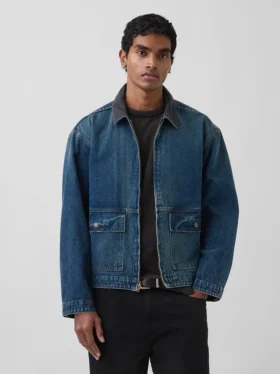 Arbeidsjakke i denim