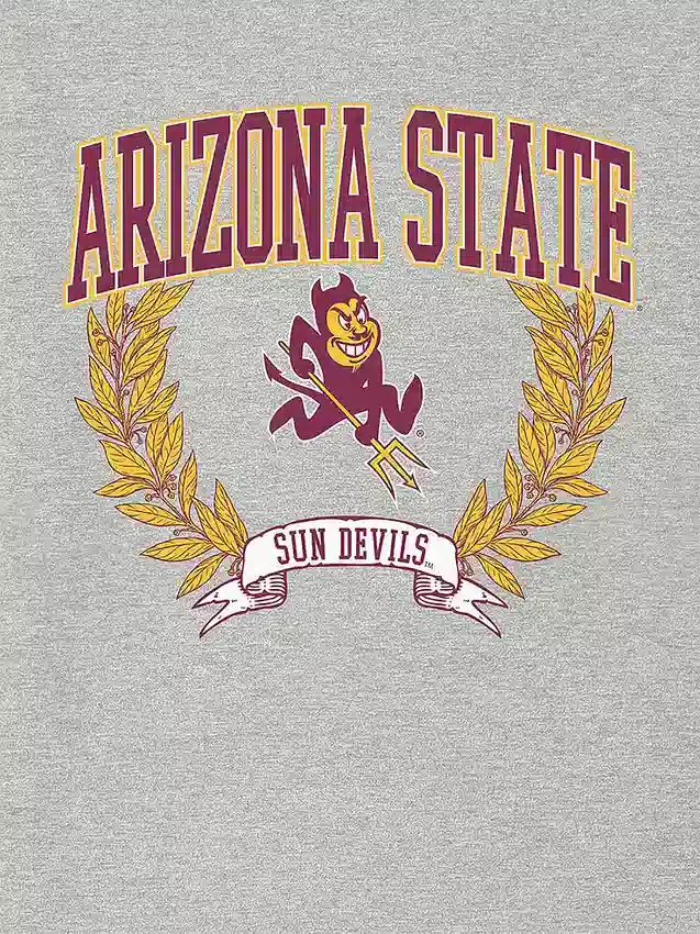 Arizona State University Laurels mørk grafisk T-skjorte