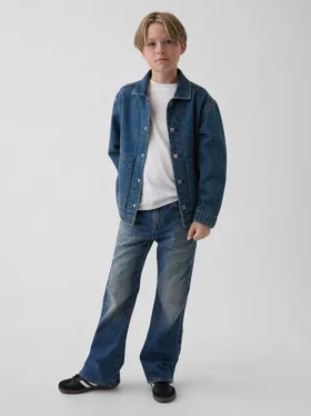 Avslappede bootcut-Jeans for barn