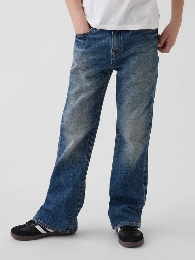 Avslappede bootcut-Jeans for barn