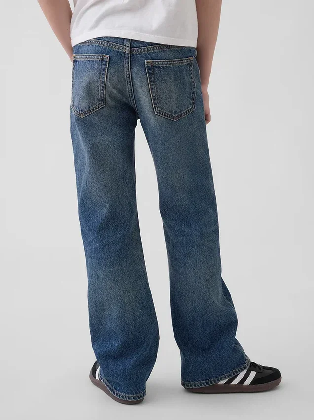 Avslappede bootcut-Jeans for barn