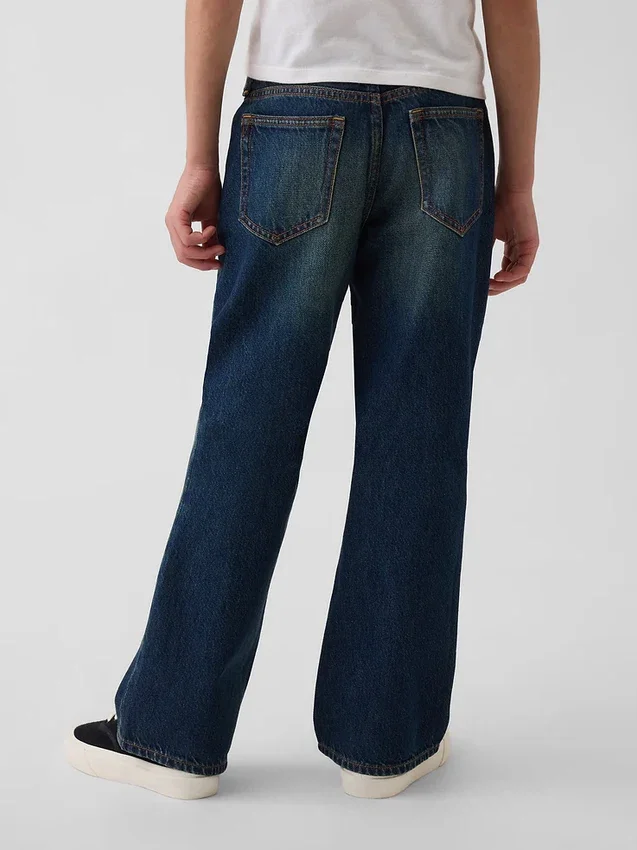 Avslappede bootcut-Jeans for barn