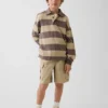 Avslappede, enkle cargoshorts for barn