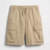 Avslappede, enkle cargoshorts for barn