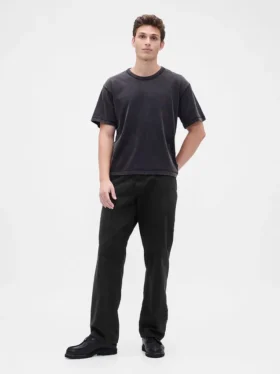 Avslappede, rette jeans