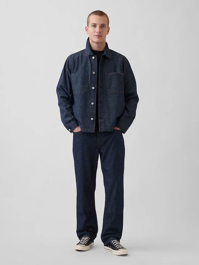 Avslappede, rette jeans