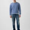 Avslappede, rette jeans