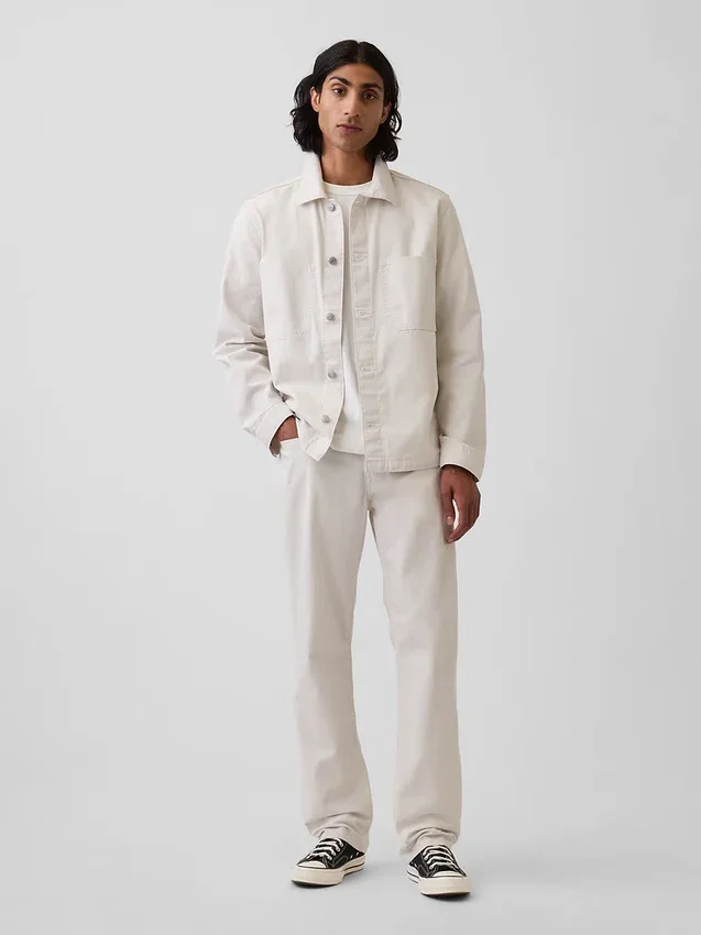 Avslappede, rette jeans