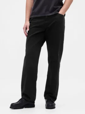 Avslappede, rette jeans