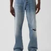 Avslappede, rette jeans