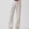 Avslappede, rette jeans