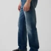 Avslappede, rette jeans