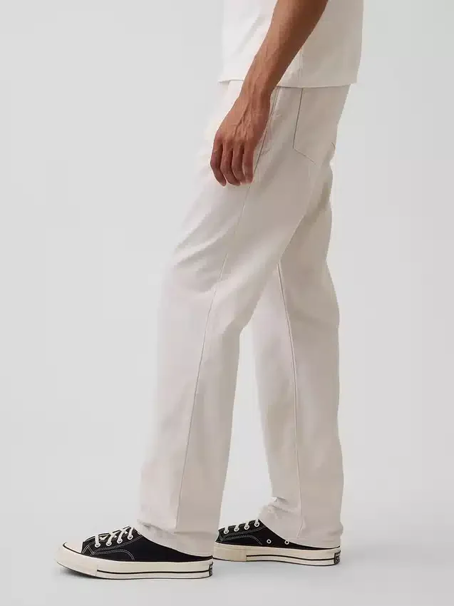 Avslappede, rette jeans