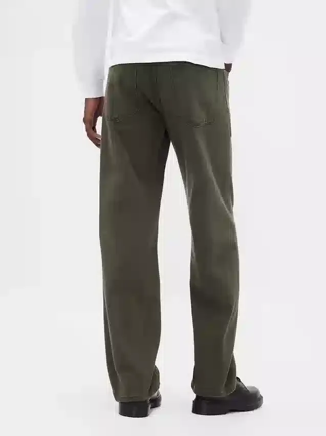 Avslappede, rette jeans