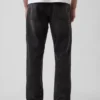 Avslappede, rette jeans